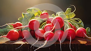 bunch of radish