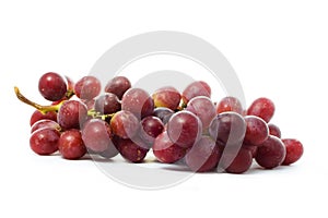 A bunch of red grape