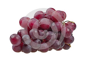 Bunch of red grapes