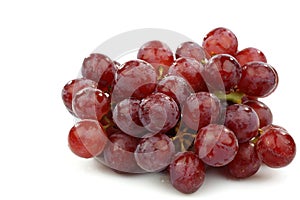 Bunch of red grapes