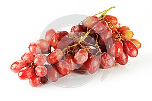 Bunch of red grapes