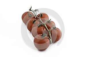 A bunch of red tomatoes