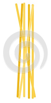 Bunch of spaghettini flat icon vector isolated