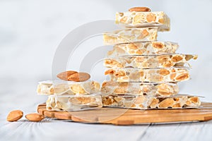 Bunch of spanish turron