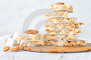 Bunch of spanish turron