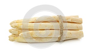 Bunch of white asparagus