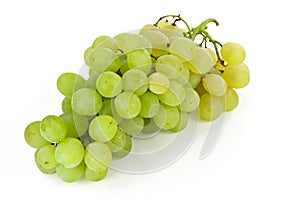 Bunch of white grapes