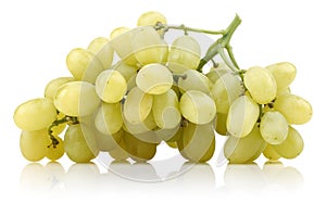 A bunch of yellow grapes