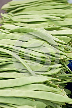 Bunches of snowpeas