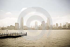 The bund of shanghai