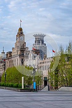 The bund in Shanghai