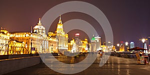 The night scenes of Shanghai bund photo