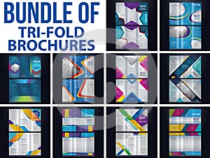 Bundel of Tri-fold brochure