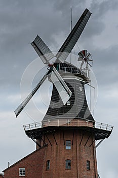 Bunder Mill, Bunde, Rheiderland, East Frisia, Lower Saxony, Germany photo