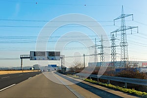 Bundesautobahn 4 at Cologne, Germany