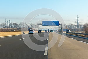 Bundesautobahn 4 at Cologne, Germany