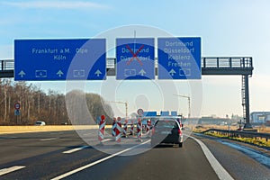 Bundesautobahn 4 at Cologne, Germany