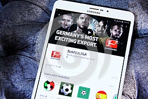 Bundesliga football app