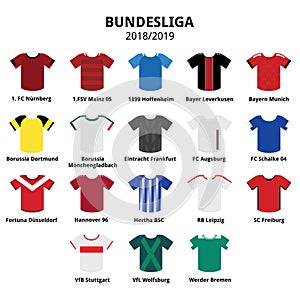 Dresy 2018 2019 nemec fotbal liga ikony 