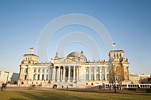 The Bundestag at Berlin, Germany