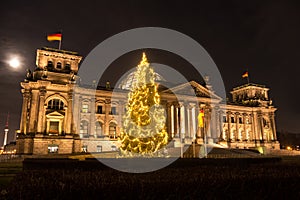 Bundestag at christmas photo