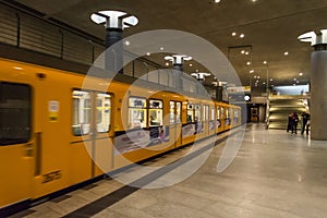 Bundestag Station with train