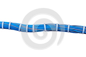 Bundle of cord with cable ties