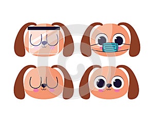 bundle of cute doggys stickers