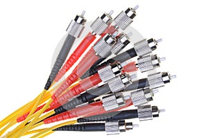 Bundle of fiber optic cable