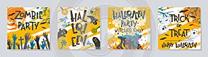 Bundle of Halloween posters
