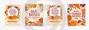 Bundle of Thanksgiving dinner templates