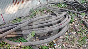 Bundles big fat underground connectivity cable. India