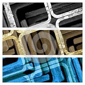 Bundles of commercial steel products