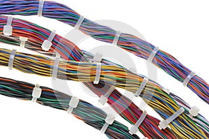 Bundles of network cables