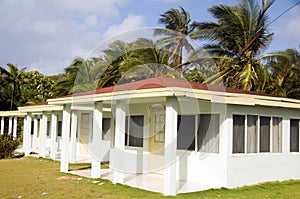 Bungalow cabanas rental Sally Peach beach Big Corn Island Nicar