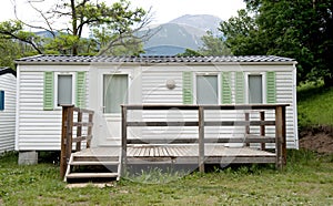 Bungalow at camping photo