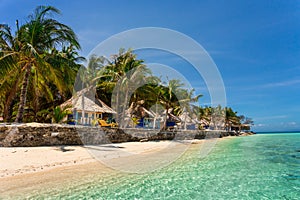 Bungalows on the beach, Philippines