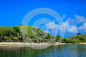 Bungalows on the island Seraya