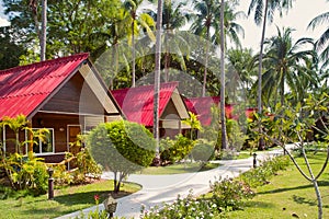 Bungalows in Thailand photo