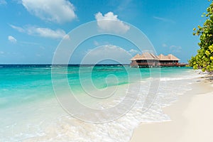 Bungalows on water, Maldives