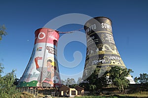 The bungee jump at the Soweto Towers