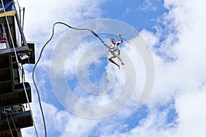 Bungee Jumper Jumping photo