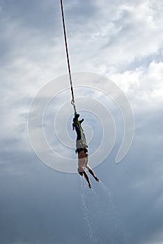 Bungee Jumper soaked