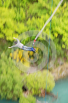 Bungy jump off Kawarau bridge