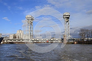 Bunk bridge, Kaliningrad city, Russia