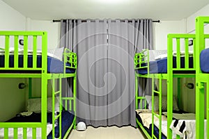 Bunkbed in hostel