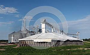 Bunker Cover on Surplus Grain