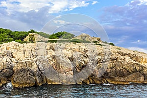 Bunker in croatian island