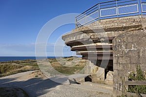 Bunker in the Pointe du Hoc photo