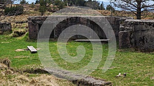 Bunker ruin in black forest